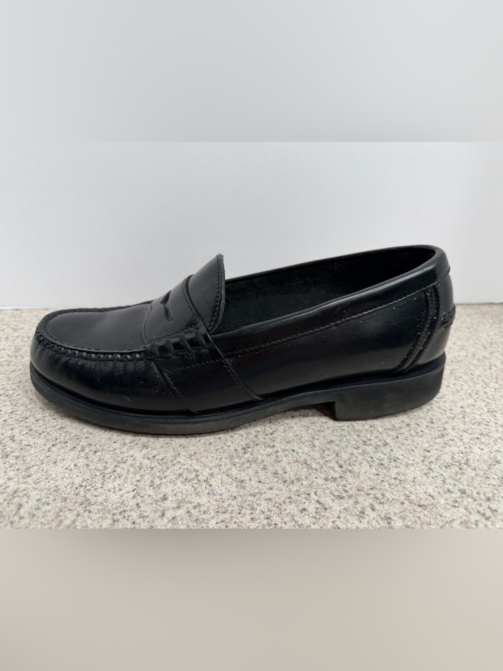 ROCKPORT Classic Preppy Black Leather Penny Loafers - Men's SIze 8M - M2568 - Picture 11 of 13